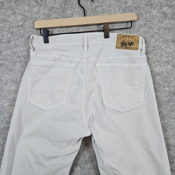 Orvis Men's Jeans Light Blue 32x30 (ACTUAL 31x28)‎ Denim Straight Leg 5-Pocket - Picture 14 of 16